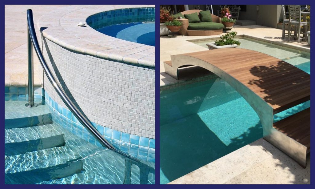 customized pool features